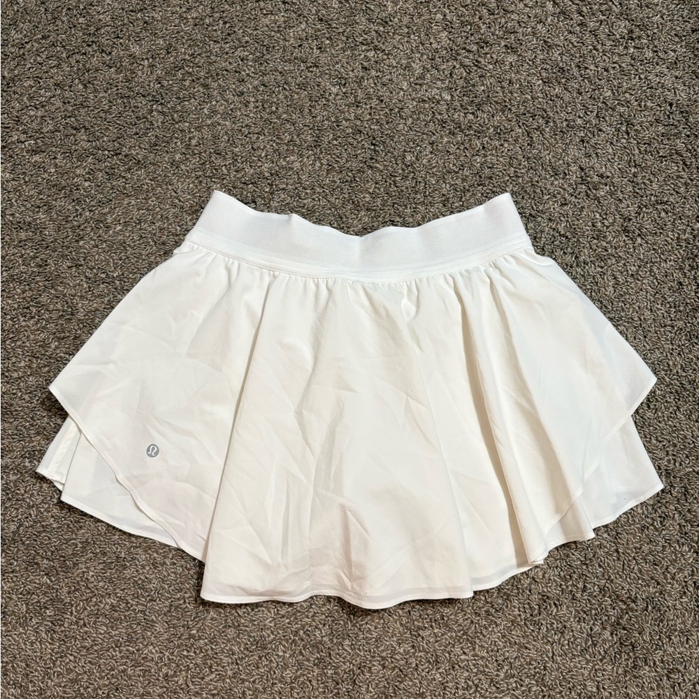 Lululemon Court Rival High Rise Skirt - White - Picture 2 of 8